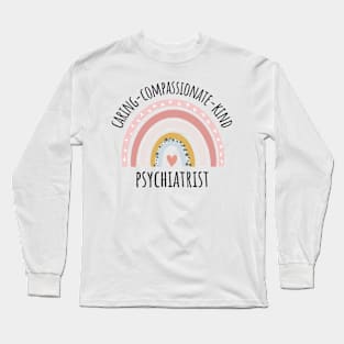 Psychiatrist Pastel Rainbow Long Sleeve T-Shirt